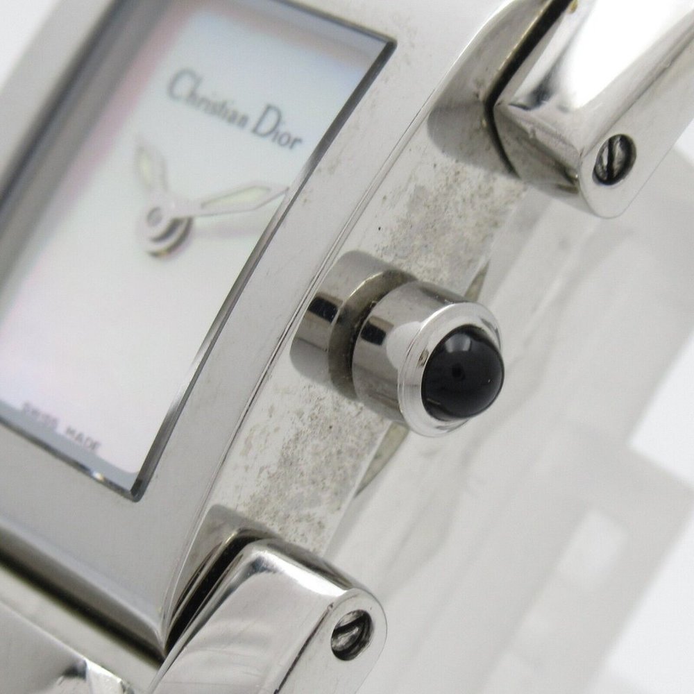 authenticity guaranteed Christian Dior Art Deco Wrist Watch Quartz Stainless - Picture 8 of 12